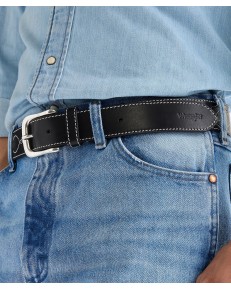 Pasek Wrangler WESTERN STITCH BELT 112378836 Black