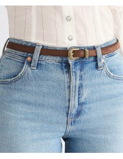 Pasek Wrangler THIN WESTERN BELT 112378840 Brown Suede