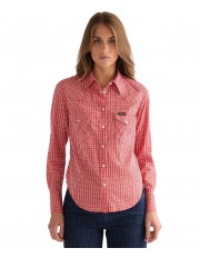Koszula Wrangler WESTERN SHIRT 112379036 Flame Scarlett