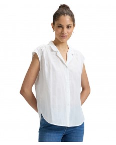 Koszula Lee CAP SLEEVE SHIRT 112379153 Bright White