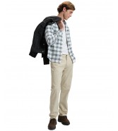 Koszula Lee LEESURE SHIRT 112379207 Ecru Plaid