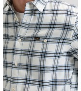 Koszula Lee LEESURE SHIRT 112379207 Ecru Plaid