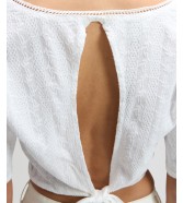 Koszula Lee TIED BACK BLOUSE 112380540 Bright White