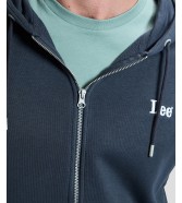 Bluza Lee ESS FULL ZIP HOODIE 112381385 Washed Black