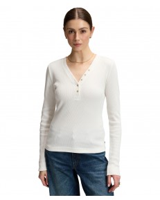 Koszulka Lee LS WAFFLE HENLEY 112385665 Ecru