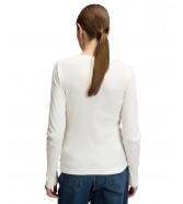 Koszulka Lee LS WAFFLE HENLEY 112385665 Ecru