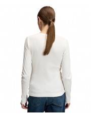 Koszulka Lee LS WAFFLE HENLEY 112385665 Ecru