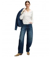 Koszulka Lee LS WAFFLE HENLEY 112385665 Ecru