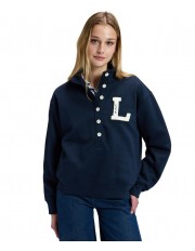 Bluza Lee POPOVER SWEATSHIRT 112385695 Rivet Navy