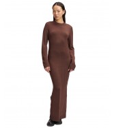 Sukienka Lee KNITTED MAXI DRESS 112385700 Shaved Chocolate