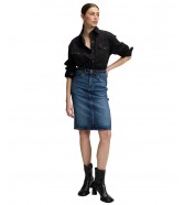 Spódnica Lee MIDI SKIRT 112385712 Flash Blue
