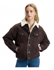 Katana Lee RELAXED SHERPA RIDER JACKET 112385717 Chocolate Torte