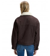 Katana Lee RELAXED SHERPA RIDER JACKET 112385717 Chocolate Torte