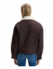 Katana Lee RELAXED SHERPA RIDER JACKET 112385717 Chocolate Torte