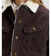 Katana Lee RELAXED SHERPA RIDER JACKET 112385717 Chocolate Torte