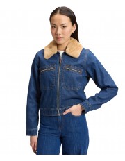 Kurtka Lee REGULAR ZIP FRONT DENIM 112385720 Laugh Riot