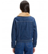 Kurtka Lee REGULAR ZIP FRONT DENIM 112385720 Laugh Riot
