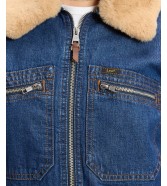 Kurtka Lee REGULAR ZIP FRONT DENIM 112385720 Laugh Riot