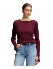 Koszulka Lee SLIT SLEEVE RIB TEE 112385742 Fig