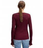 Koszulka Lee SLIT SLEEVE RIB TEE 112385742 Fig