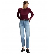Koszulka Lee SLIT SLEEVE RIB TEE 112385742 Fig