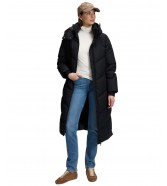 Kurtka Lee RELAXED LONG PUFFER 112386176 Black