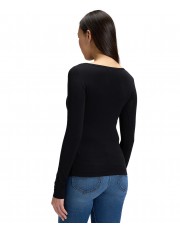 Koszulka Lee LS BOAT NECK TEE 112386181 Black