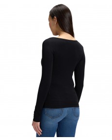 Koszulka Lee LS BOAT NECK TEE 112386181 Black