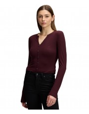 Koszulka Lee LS HENLEY 112386189 Velvet Beet