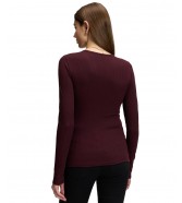 Koszulka Lee LS HENLEY 112386189 Velvet Beet
