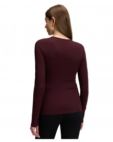 Koszulka Lee LS HENLEY 112386189 Velvet Beet