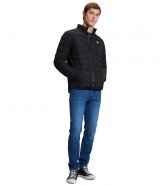 Kurtka Lee STAND COLLAR PUFFER JACKET 112386297 Black