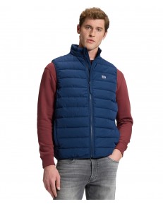 Bezrękawnik Lee STAND COLLAR PUFFER VEST 112386298 Dress Blues