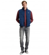 Bezrękawnik Lee STAND COLLAR PUFFER VEST 112386298 Dress Blues