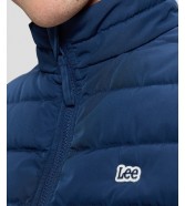 Bezrękawnik Lee STAND COLLAR PUFFER VEST 112386298 Dress Blues