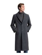 Płaszcz Lee LONG WOOL CAR COAT 112386303 Heather Grey