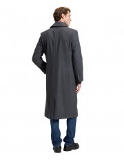Płaszcz Lee LONG WOOL CAR COAT 112386303 Heather Grey