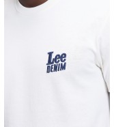 T-shirt Lee DENIM TEE 112386325 Ecru