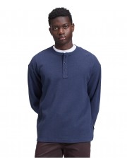 Koszulka Lee LS HENLEY 112386333 Indigo Heather