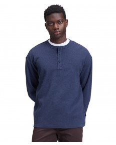 Koszulka Lee LS HENLEY 112386333 Indigo Heather