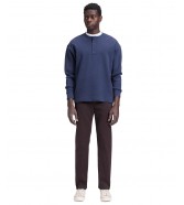 Koszulka Lee LS HENLEY 112386333 Indigo Heather