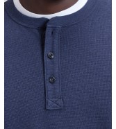 Koszulka Lee LS HENLEY 112386333 Indigo Heather