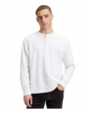 Koszulka Lee LS HENLEY 112386341 Ecru