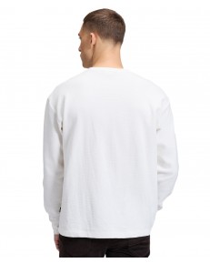 Koszulka Lee LS HENLEY 112386341 Ecru