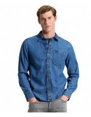 Koszula Lee LEESURE SHIRT 112386366 Silver Moon