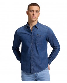 Koszula Lee LEESURE SHIRT 112386373 Keep Up Blues