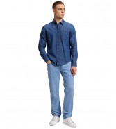 Koszula Lee LEESURE SHIRT 112386373 Keep Up Blues