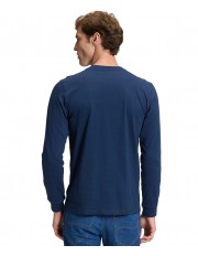 Koszulka Lee LS PATCH LOGO TEE 112386434 Dress Blues