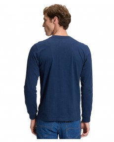 Koszulka Lee LS PATCH LOGO TEE 112386434 Dress Blues