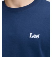 T-shirt Lee SS SMALL LOGO TEE 112386439 Dress Blues